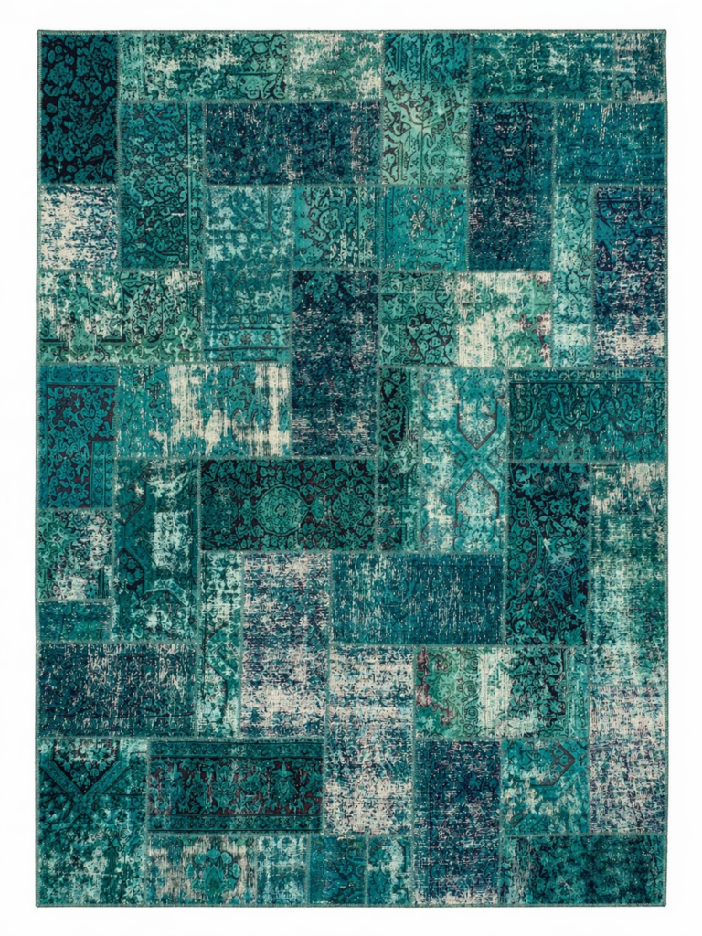 Tapis Vintage Patchwork Turc