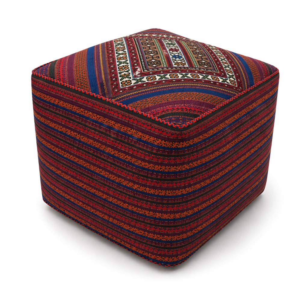 Pouf Kilim Laine N°205029
