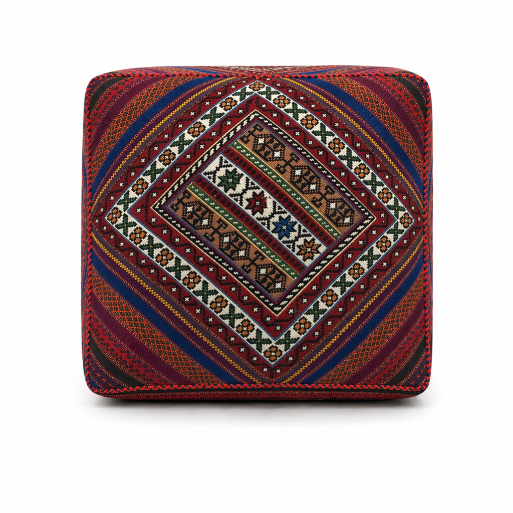 Pouf Kilim Laine N°205029