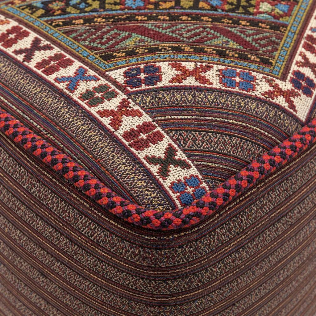 Pouf Kilim Laine N°205026